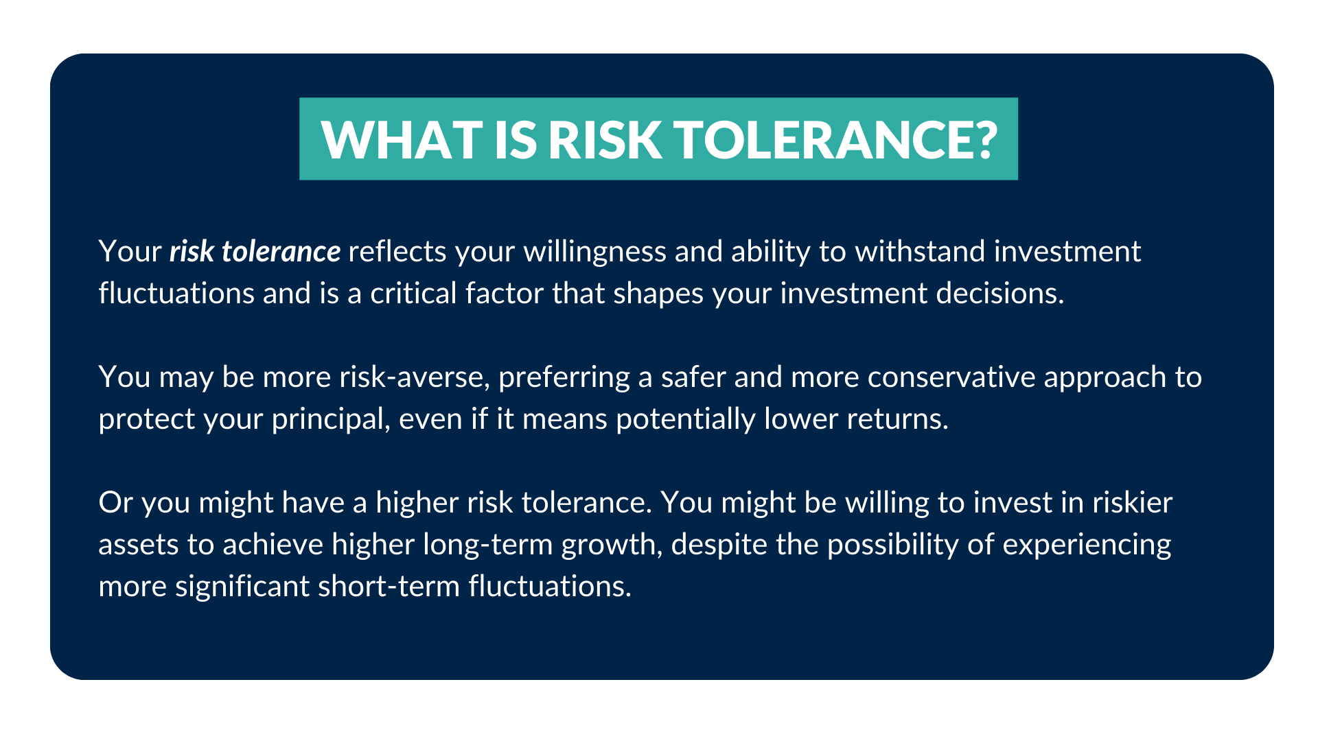What is Risk Tolerance?
